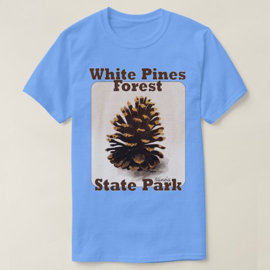 White Pine Forest State Park, Illinois T-shirt (Design voorkant)