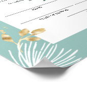 White Pine Holly Winter Certificate of Marriage Poster (Hoek)