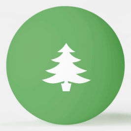 White Pine Tree-vorm op groen Pingpongbal