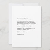 White Pine Trees Holiday Photo Card Feestdagenkaart (Achterkant)