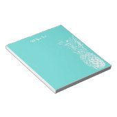 White Pineapple Dry Erase Board Notitieblok (Schuin)