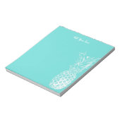 White Pineapple Dry Erase Board Notitieblok (Linkerzijde)