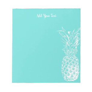 White Pineapple Dry Erase Board Notitieblok