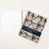White & Pink Roses with Quote Personalized Planner (Display)
