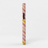 WHITE PINK YELLOW MOSAIC CHEVRONS Case-Mate iPhone CASE (Achterkant/rechts)