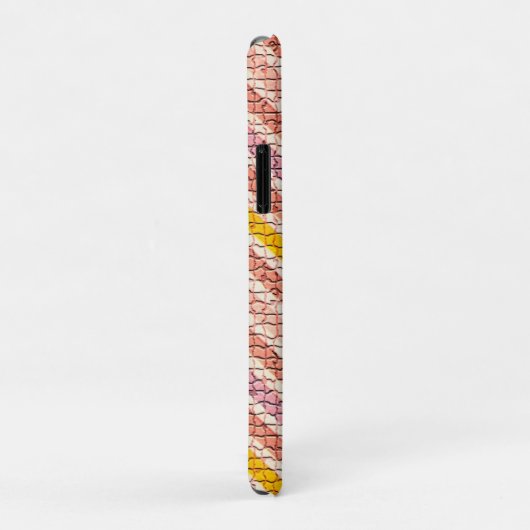 WHITE PINK YELLOW MOSAIC CHEVRONS Case-Mate iPhone CASE (Achterkant/rechts)