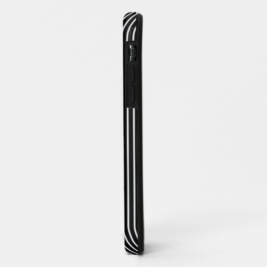 White Pinstripe iPhone Case (Achterkant/links)
