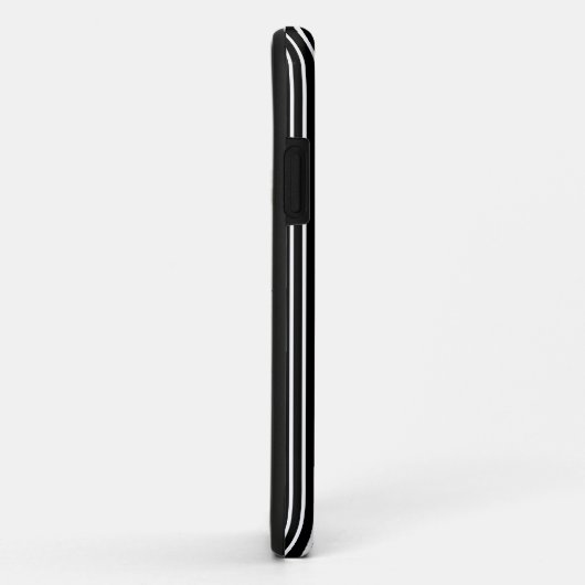 White Pinstripe iPhone Case (Achterkant/rechts)