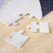 White Pit Bull Dog Graphic Art Puzzel (Zijkant)