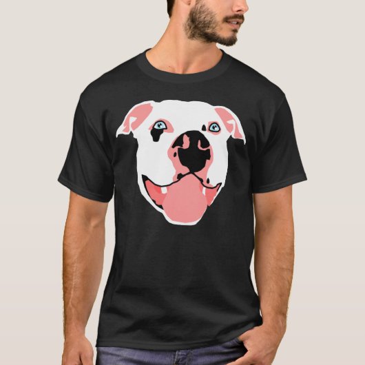 White Pit Bull T-shirt (Voorkant)