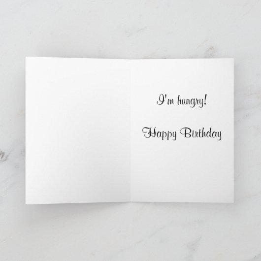 White Pitbull Birthday Kaart (Binnen)