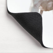 White Pitbull Puppy Muismat (Hoek)