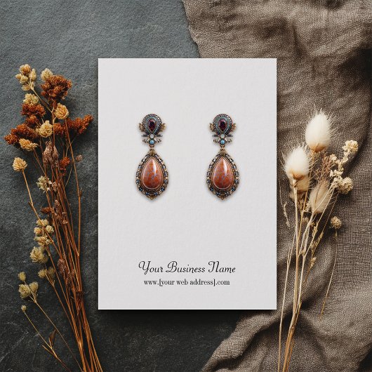 White Plain Simple Custom Oorsprongskaart Visitekaartjes