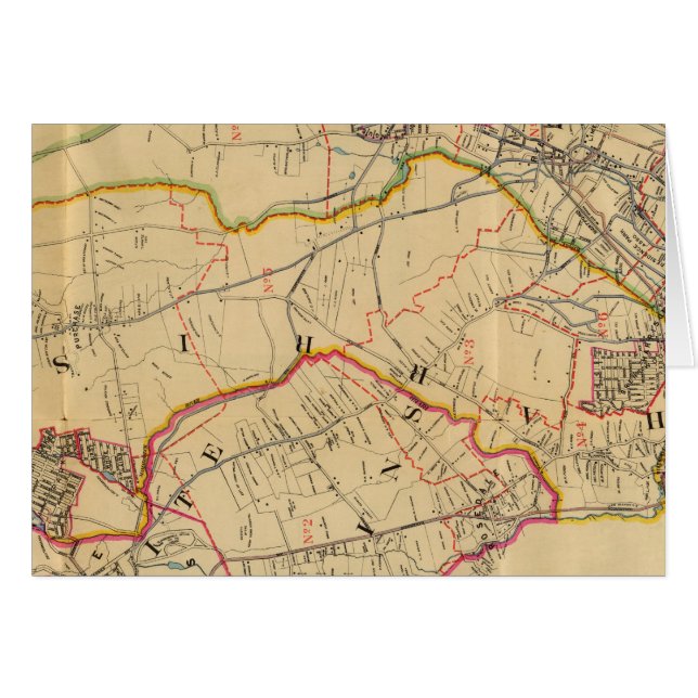 White Plains, Harrison, Rye, New York (Voorkant Horizontaal)