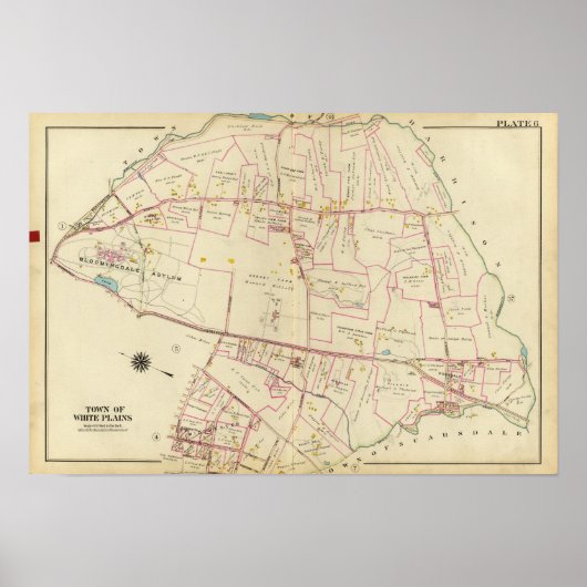 White Plains, New York Poster (Voorkant)