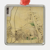 White Plains, NY Metalen Ornament (Voorkant)