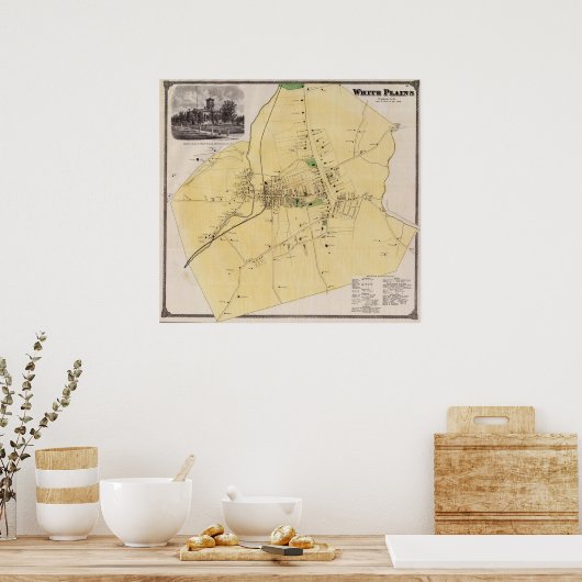 White Plains, NY Poster (Keuken)