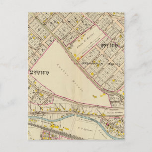 White Plains wards 1-2, New York Briefkaart