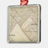 White Plains wards 1-2, New York Metalen Ornament (Links)