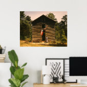 White Plains Woman, jaren '40 Poster (Thuiskantoor)