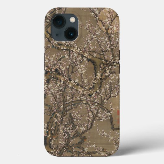White Plum Blossom en Moon van Ito Jakuchu Case-Mate iPhone Case (Achterkant)