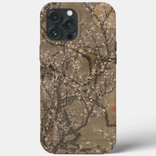 White Plum Blossom en Moon van Ito Jakuchu Case-Mate iPhone Case (Achterkant)