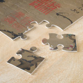 White Plum Blossom en Moon van Ito Jakuchu Legpuzzel (Zijkant)