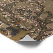 White Plum Blossom en Moon van Ito Jakuchu Poster (Hoek)