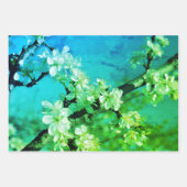 White Plum Blossom in Spring Inpakpapier Vel (Voorkant 3)