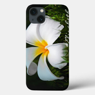White Plumeria Frangipani Hawaii Flower Case-Mate iPhone Case