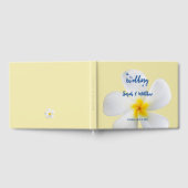 White Plumeria on Yellow, Tropical, Floral, Gastenboek (Volledig)