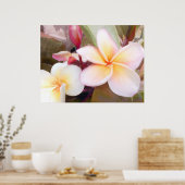 White Plumeria Poster (Keuken)