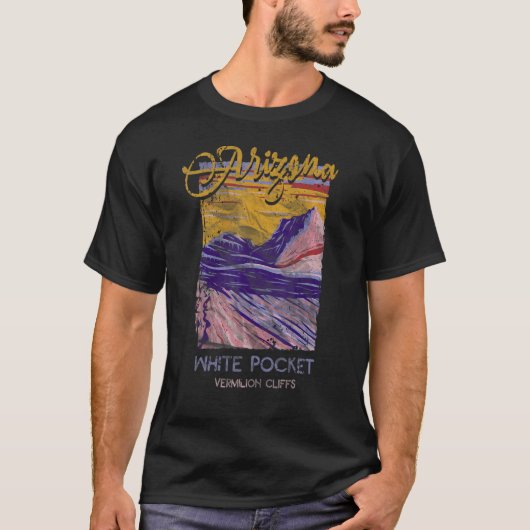 White Pocket Vermilion Cliffs AZ Arizona Grand Can T-shirt (Voorkant)