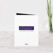 White podle gekleed als Bulldog Halloween Kaart (Achterkant)