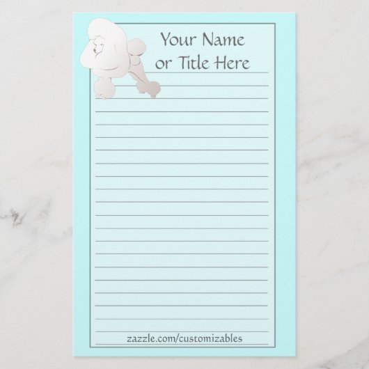White podle Stationery Briefpapier (Voorkant)