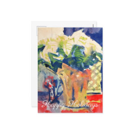 White Poinsettia #181203 Feestdagenkaart