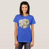 White Poinsettias T-shirt (Voorkant volledig)