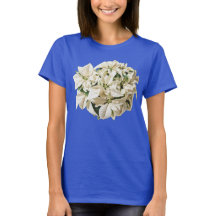 White Poinsettias T-shirt