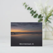White Point Summer Surise Briefkaart (Staand voorkant)
