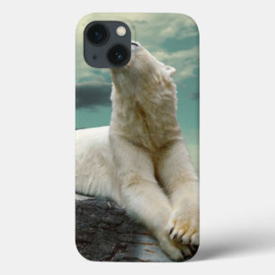 White Polar Beer Hunter op rock Case-Mate iPhone Case