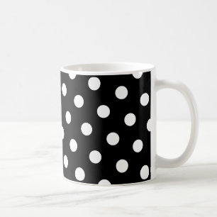 White Polka Dot Koffiemok