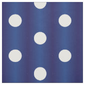 White Polka Dot Navy Blue Stof (Swatch)