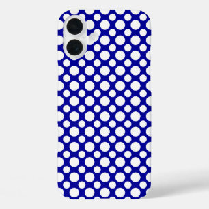 White Polka Dots Big and Small iPhone 8/7 Hoesje