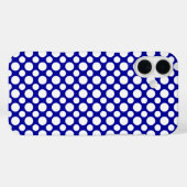 White Polka Dots Big and Small iPhone 8/7 Hoesje (Achterkant (horizontaal))