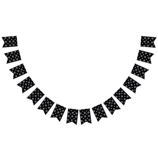 White Polka Dots, Dotted Pattern Vlaggetjes (Alle)