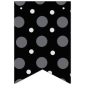 White Polka Dots, Dotted Pattern Vlaggetjes (Tweede vlag)