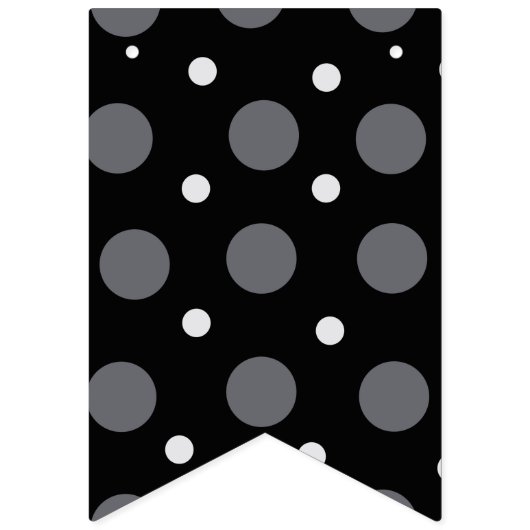 White Polka Dots, Dotted Pattern Vlaggetjes (Tweede vlag)