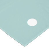 White Polka Dots Eggshell Blue Geometric Patronen Tafelkleed (Gekanteld)