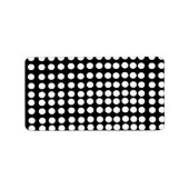 White Polka Dots Labels (Voorkant)