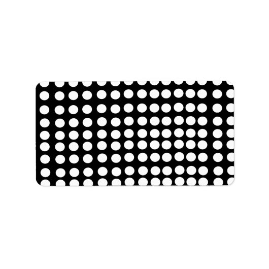 White Polka Dots Labels (Voorkant)